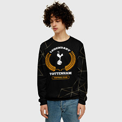 Свитшот мужской Лого Tottenham и надпись legendary football club н, цвет: 3D-черный — фото 2