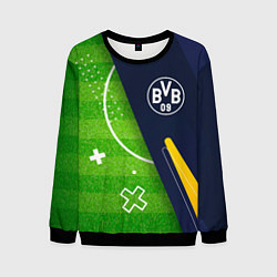 Свитшот мужской Borussia football field, цвет: 3D-черный
