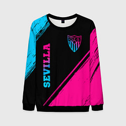 Мужской свитшот Sevilla - neon gradient: надпись, символ