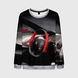Свитшот мужской Ситроен - салон - Steering wheel, цвет: 3D-меланж