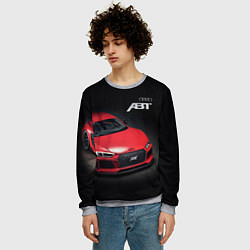 Свитшот мужской Audi quattro ABT autotuning, цвет: 3D-меланж — фото 2
