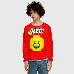 Свитшот мужской Олег Lego, цвет: 3D-меланж — фото 2