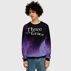 Свитшот мужской Three Days Grace lilac, цвет: 3D-черный — фото 2