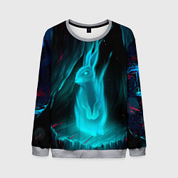 Свитшот мужской Дух кролика, цвет: 3D-меланж