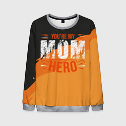Мужской свитшот Mom hero
