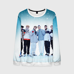 Свитшот мужской Stray Kids winter, цвет: 3D-белый