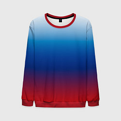 Мужской свитшот Триколор Росии - градиент