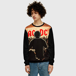 Свитшот мужской На рок концерте, цвет: 3D-черный — фото 2