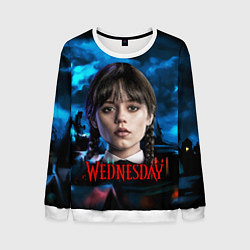 Свитшот мужской Wednesday horror, цвет: 3D-белый