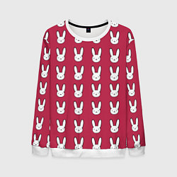 Мужской свитшот Bunny Pattern red