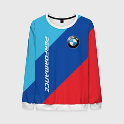 Свитшот мужской Bmw - m colors, цвет: 3D-белый