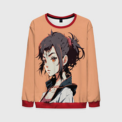 Мужской свитшот Красивая девочка - аниме