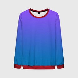 Свитшот мужской Фиолетовый рассвет, цвет: 3D-красный