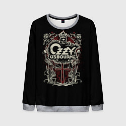 Свитшот мужской Ozzy Osbourne logo, цвет: 3D-меланж