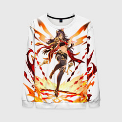 Свитшот мужской Дэхья Геншин импакт, цвет: 3D-белый