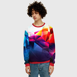 Свитшот мужской Poly stiil collection, цвет: 3D-красный — фото 2