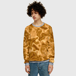Свитшот мужской Золотой шелк, цвет: 3D-меланж — фото 2