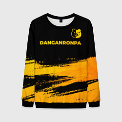Мужской свитшот Danganronpa - gold gradient: символ сверху