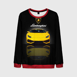 Мужской свитшот Итальянский суперкар Lamborghini Aventador