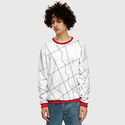 Свитшот мужской Перспектива, цвет: 3D-красный — фото 2