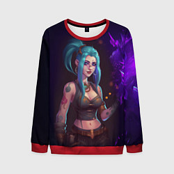 Мужской свитшот Jinx arcane League of Legends