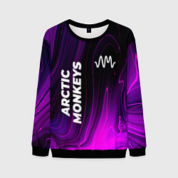 Мужской свитшот Arctic Monkeys violet plasma