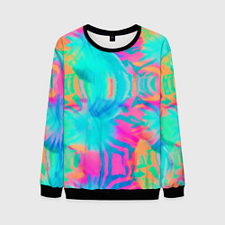 Мужской свитшот Кислотный тай-дай: паттерн
