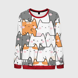 Мужской свитшот Семья котиков