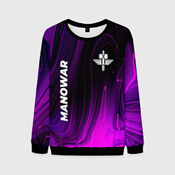 Мужской свитшот Manowar violet plasma