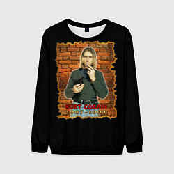 Свитшот мужской Kurt Cobain 1967 - 1994, цвет: 3D-черный