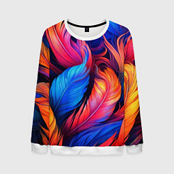 Мужской свитшот Экзотические перья