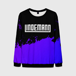 Мужской свитшот Lindemann purple grunge