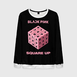 Свитшот мужской Blackpink Square up, цвет: 3D-белый