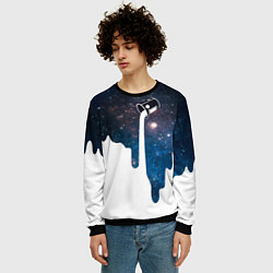 Свитшот мужской Млечный Путь - Milky Way, цвет: 3D-черный — фото 2