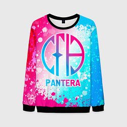 Мужской свитшот Pantera neon gradient style