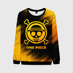 Мужской свитшот One Piece - gold gradient