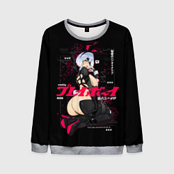 Свитшот мужской Nier automata waifu, цвет: 3D-меланж