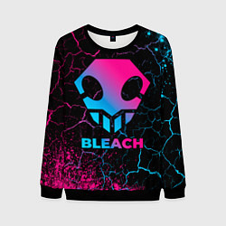 Свитшот мужской Bleach - neon gradient, цвет: 3D-черный