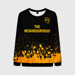 Мужской свитшот The Neighbourhood - gold gradient: символ сверху