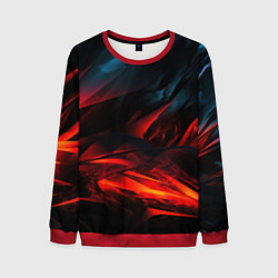 Мужской свитшот Red black abstract