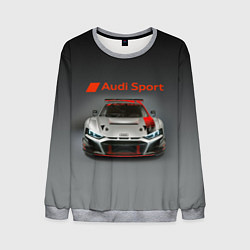 Свитшот мужской Audi sport - racing car - extreme, цвет: 3D-меланж