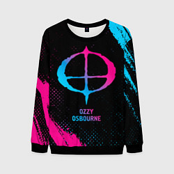 Мужской свитшот Ozzy Osbourne - neon gradient