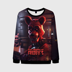 Свитшот мужской Five Nights at Freddys Mangle, цвет: 3D-черный