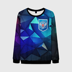 Мужской свитшот Russia blue abstract