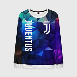 Свитшот мужской Juventus logo blue, цвет: 3D-белый
