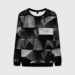 Мужской свитшот Обман зрения и каменные плиты