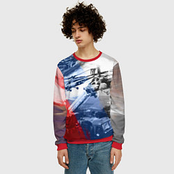 Свитшот мужской Армия РФ, цвет: 3D-красный — фото 2