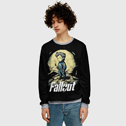 Свитшот мужской Fallout boy, цвет: 3D-меланж — фото 2
