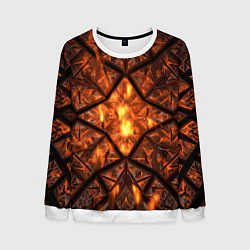 Мужской свитшот Огненный калейдоскоп