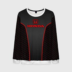 Свитшот мужской Honda - униформа красная, цвет: 3D-белый